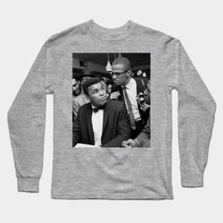 Malcolm x Ali Vintage Long Sleeve T-Shirt